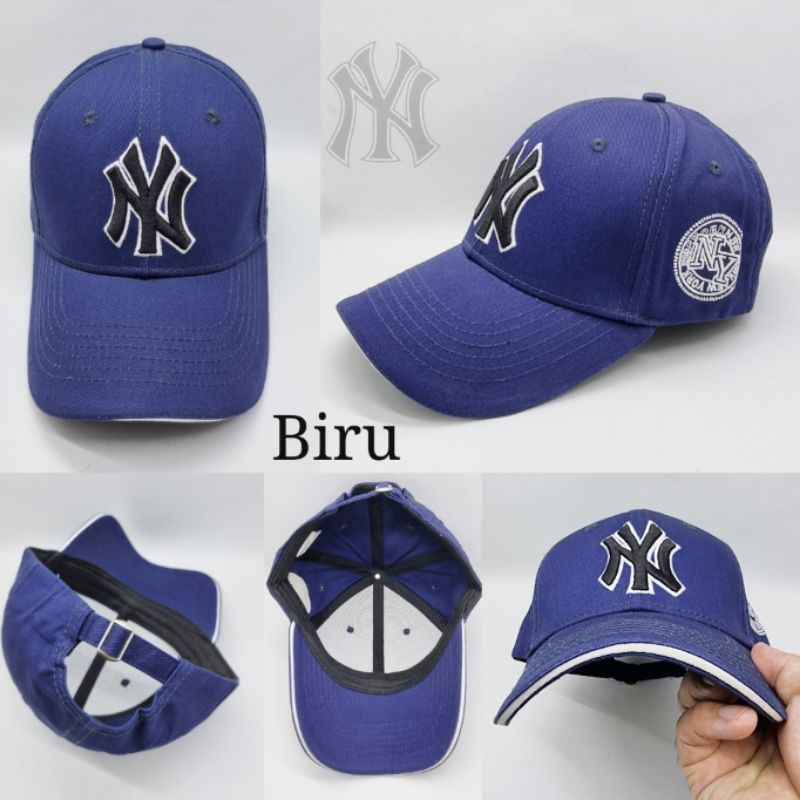 Topi Baseball Bordir Pria Wanita bahan Cotton