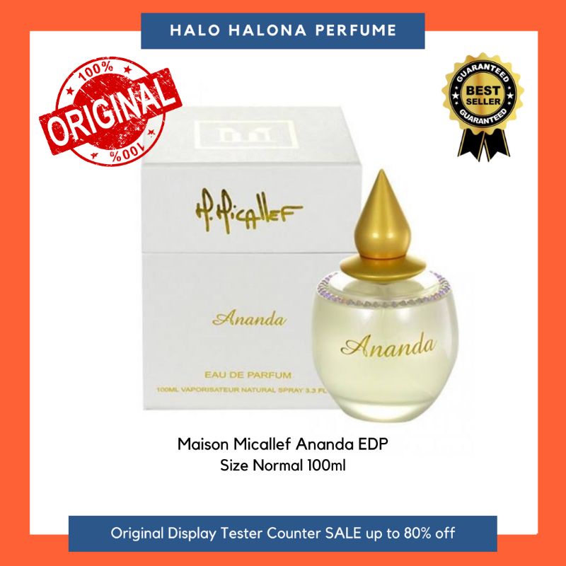 M Micallef Ananda EDP Box Segel Parfum Original Authentic Tester Display Counter