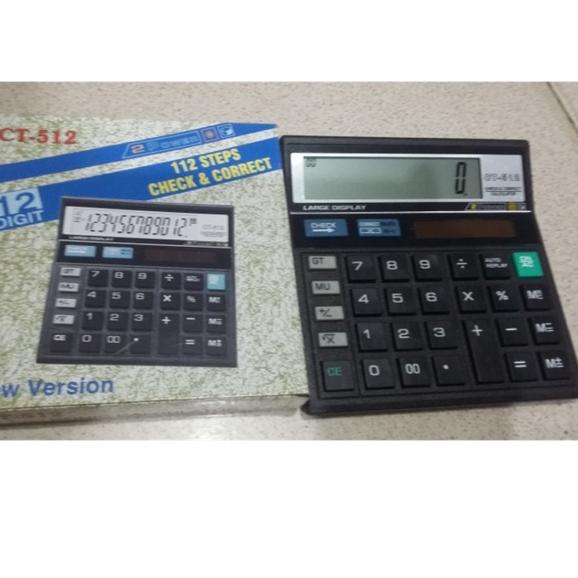 

BAYAR DITEMPAT✔️KALKULATOR 14CM 12 DIGITS AUTO REPLAY / CHECK / CORECT / 2 POWER|KD8