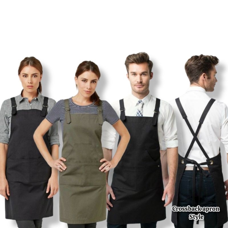 Celemek Apron Barista Celemek Waitres  Celemek masak - Drill  Premium - NEW PRODUCT