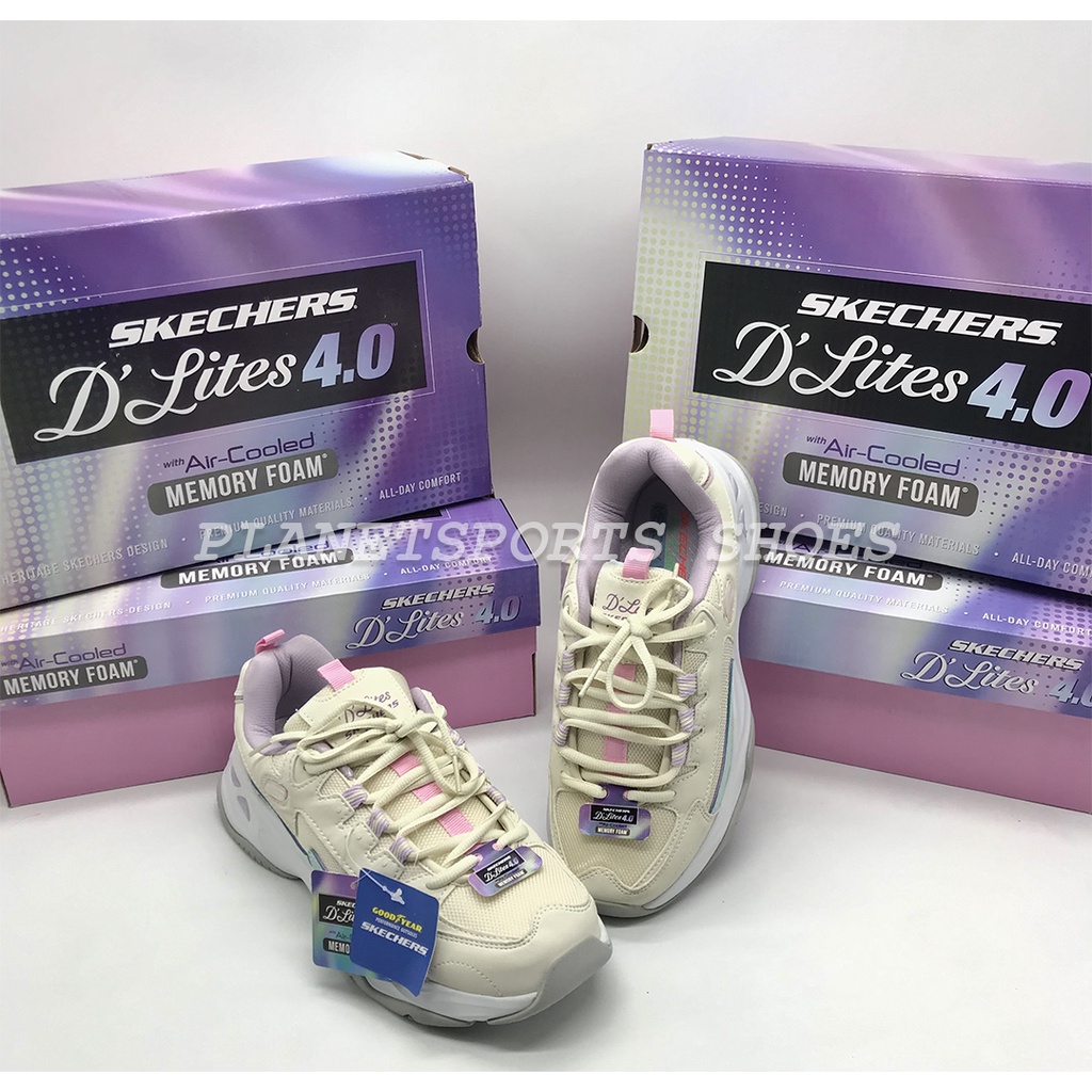 SKECHERS / SKECHERS D'LITES /SKECHERS WANITA / SEPATU WANITA / SKECHERS D'LITES SURE 4.0 NEW WANITA