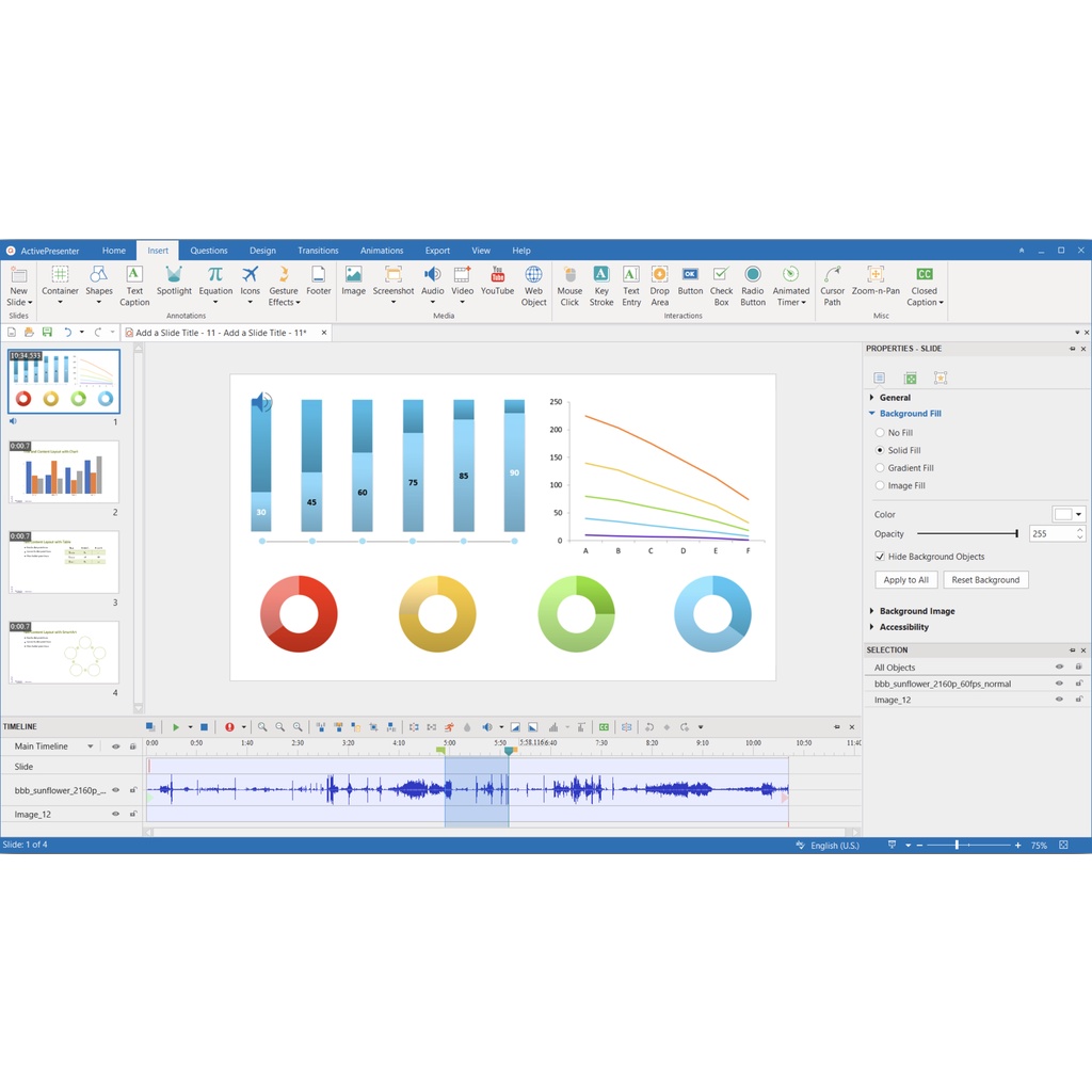 ActivePresenter Professional 9 Full Version Software untuk membuat sebuah presentasi dalam bentuk video