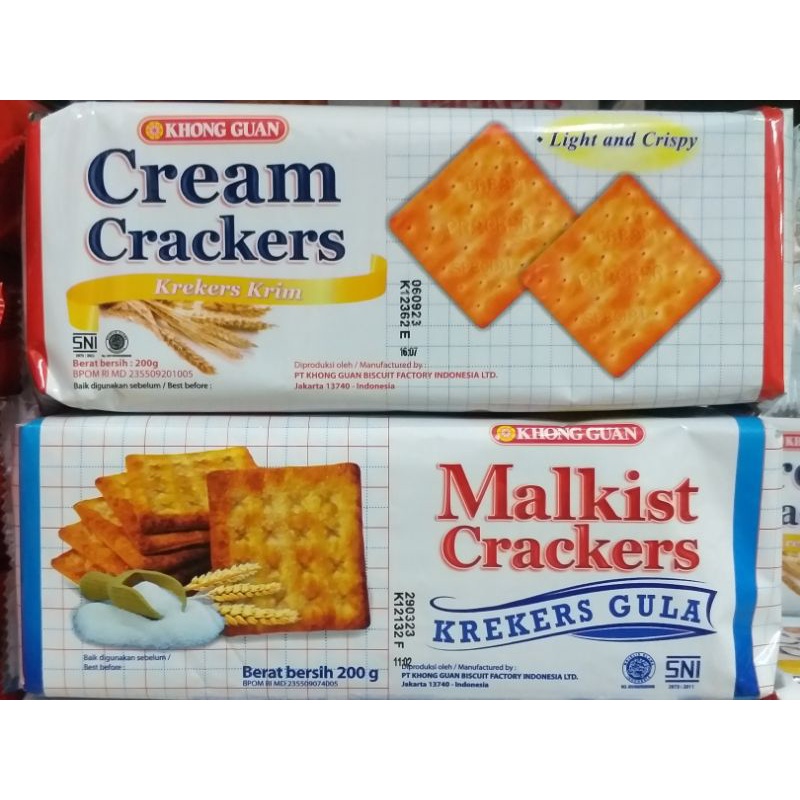 

KZ - khong guan malkist crackers & cream crackers 200g