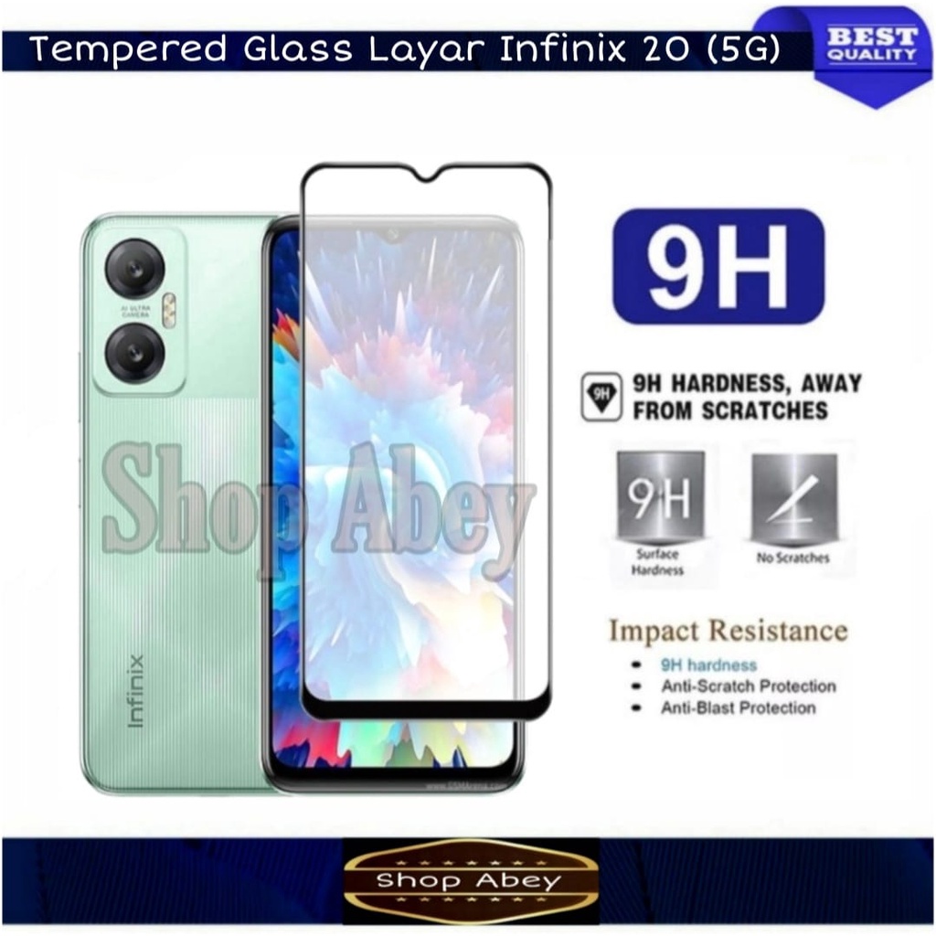 Promo Tempered Glass Layar Infinix Zero 20 Anti Gores HP Infinix Zero 20 Full Layar - NEW