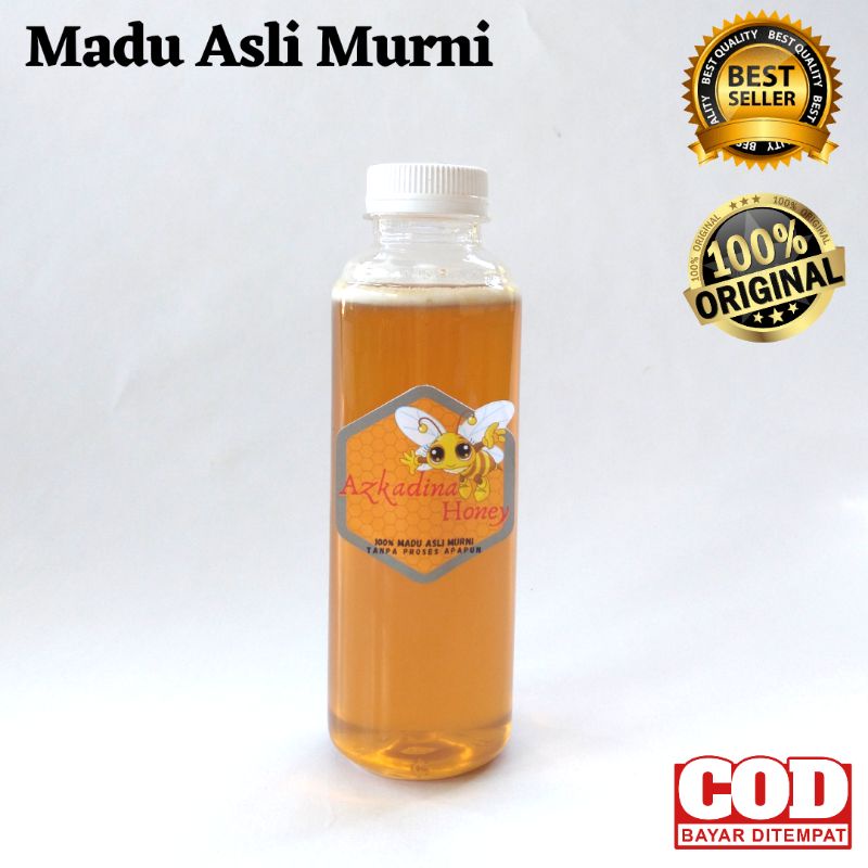 

Madu Asli Murni Nektar Multiflora 250ml . 100% Pure Raw Honey . Tanpa Campuran Apapun .