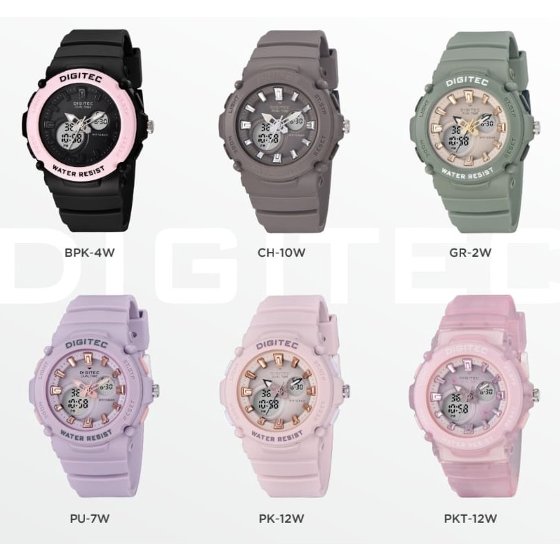 JAM TANGAN WANITA DIGITEC BDA-4100T BDA 4100T DG-4100T ORIGINAL