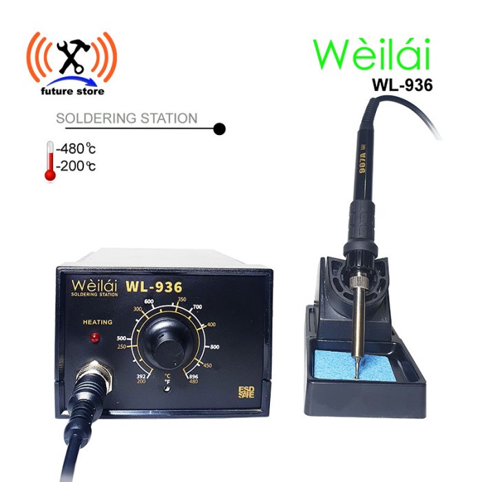 Soldering Kit Weilai Wl-936 Solder Station Soldering Kit Iron Esd Safe Original