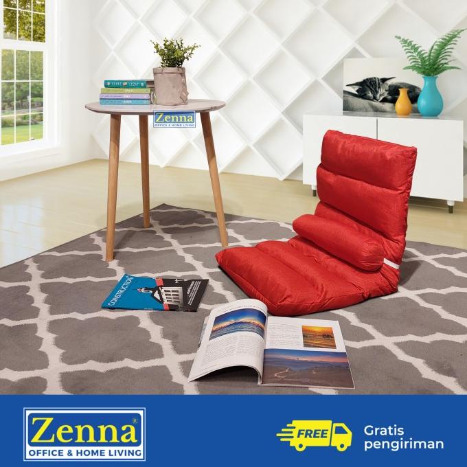 Zenna sofa occational / kursi lipat / kursi tatami / kursi lesehan - Biru, model B
