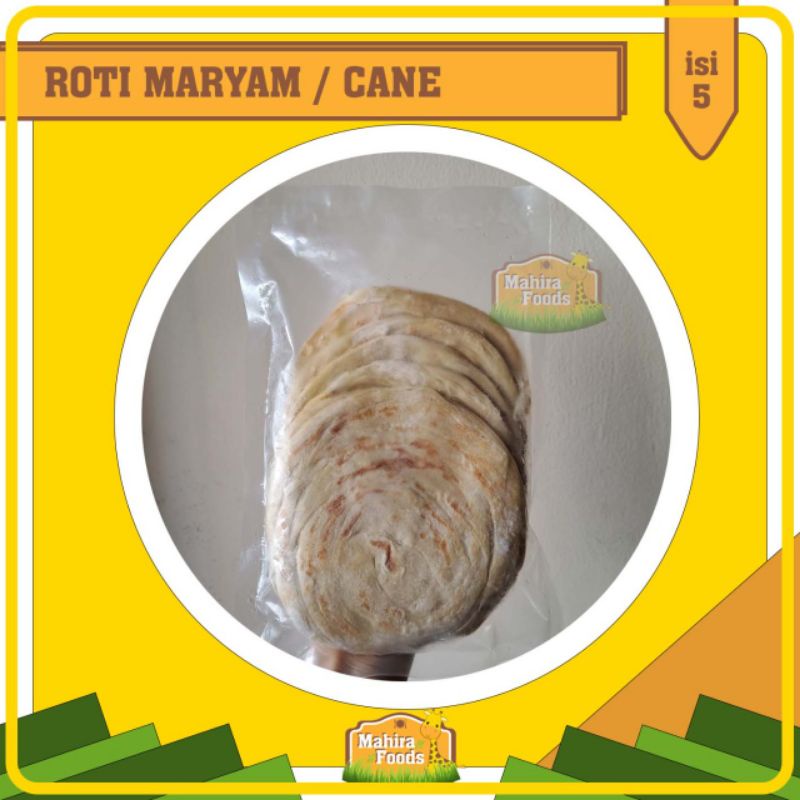 

Roti Maryam Frozen / Roti Cane Original Frozen isi 5