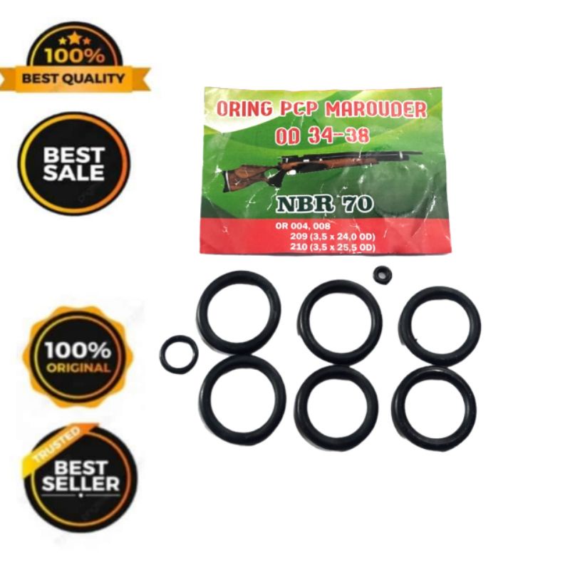 COD(BAYAR DITEMPAT) Oring set / seal set PCP Maraunder Od. 34-38