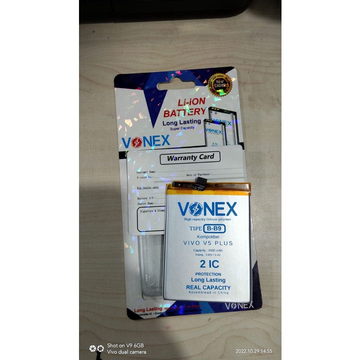 Baterai Double Power Vivo V5 Plus B-B9 Vonex Original