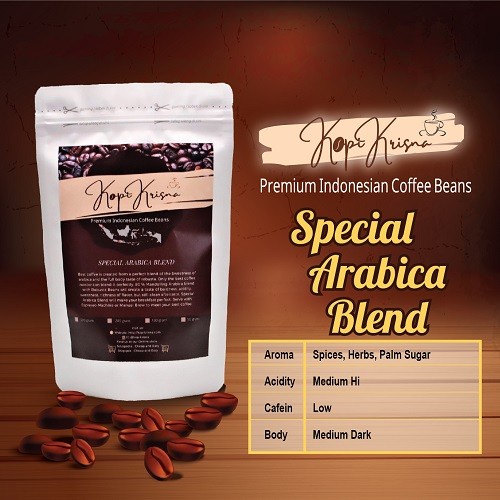 

Kopikrisna Arabica Blend Premium 250 gr - Kopi Bubuk