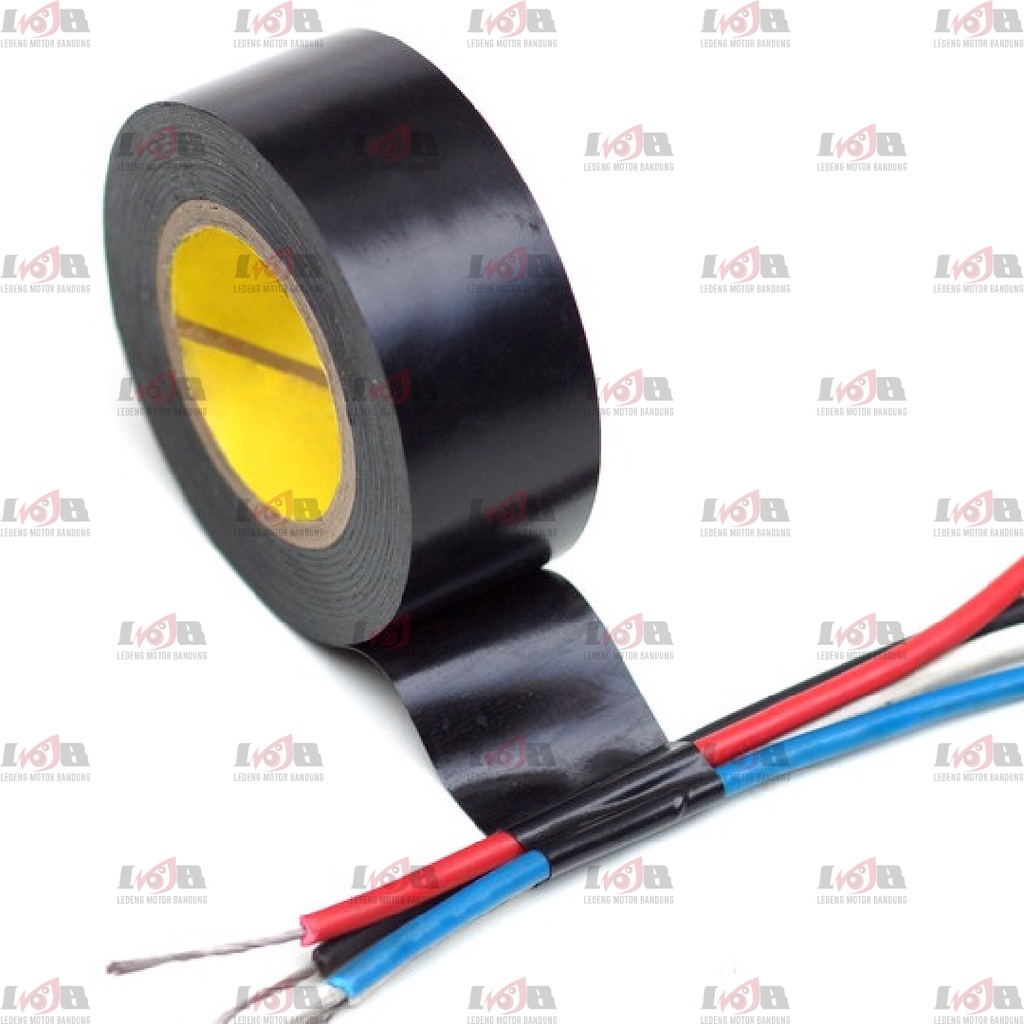 Solasi Hitam Unibel Isolasi Listrik Tahan Panas Merekat PVC Electrical