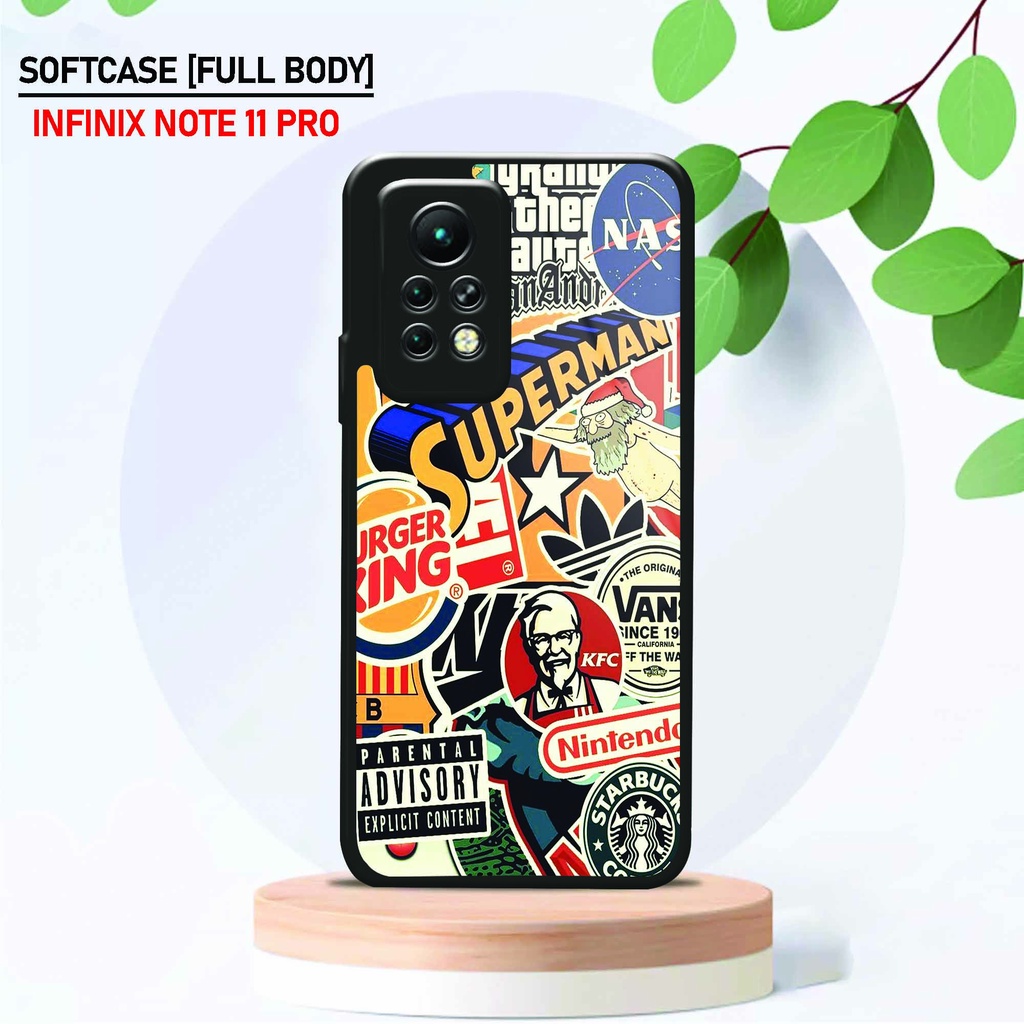 Glossy Softcase Infinix Note 11 Pro - Case Kaca Infinix Note 11 Pro - Softcase Mengkilat Infinix Not