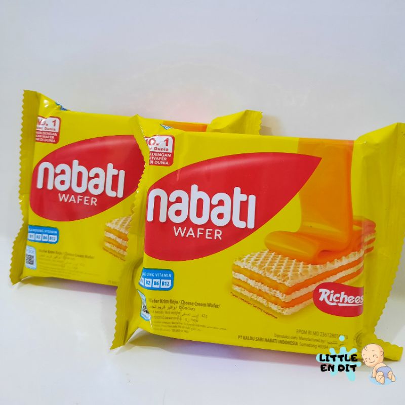 

Littleendit SNCK07 Snack Nabati Wafer Rasa keju 42gr