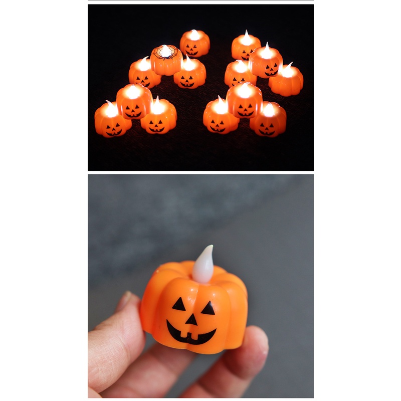 Khatinstore Lampu LED Motif Halloween / Lampu Motif Spider / Motif Pumpkin / Lampu Mainan Anak Import - LH01