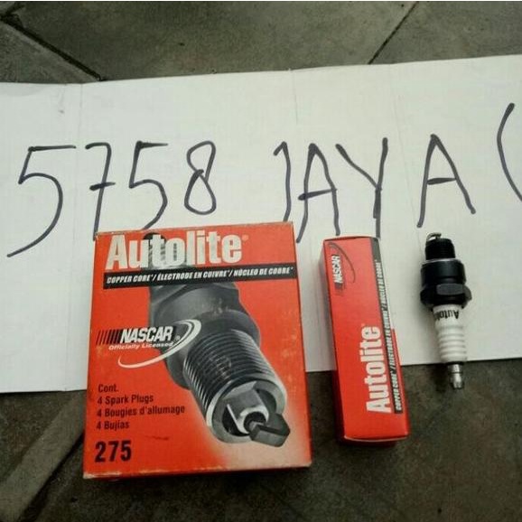 Sparepart Motor Busi Autolite 275 motor RX King Vespa drat pendek