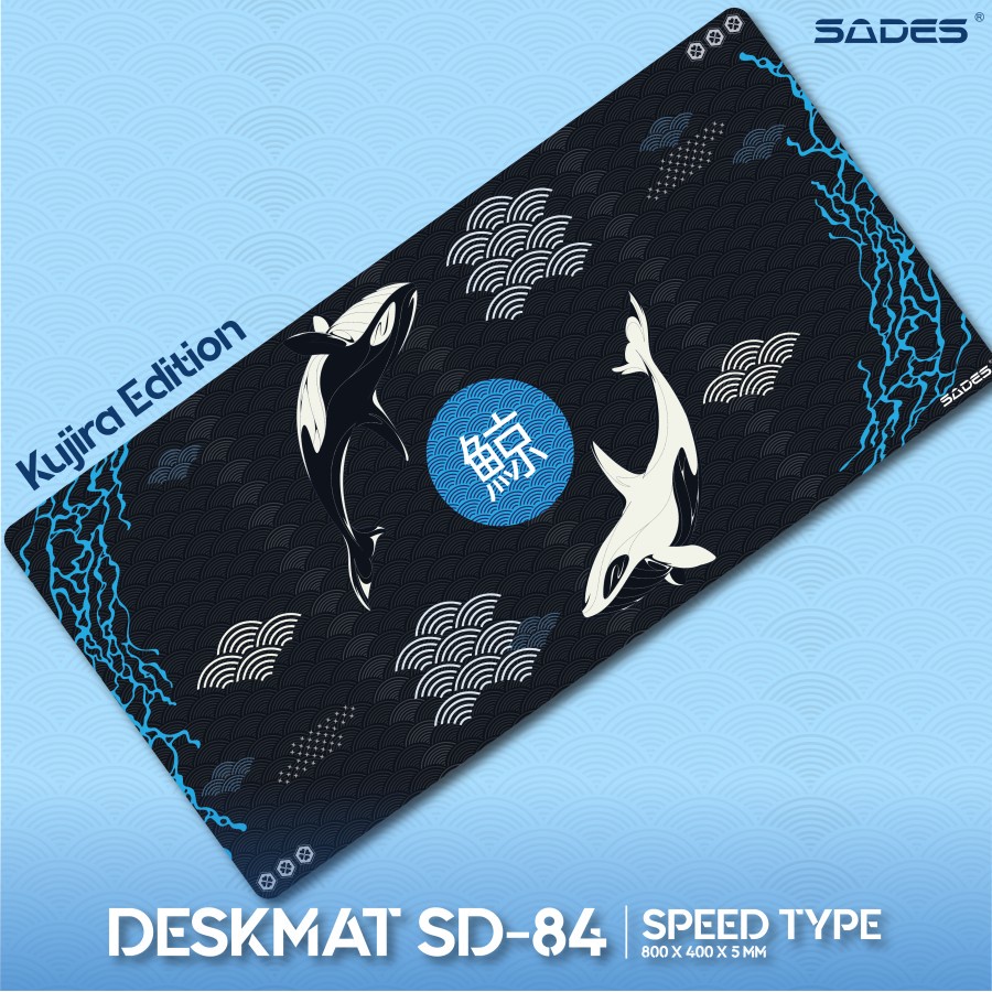 Sades SD84 / SD-84 Speed Type Cloth Gaming Deskmat / Mousepad