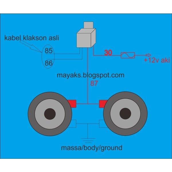 Klakson Mobil Motor Keong Denso Waterproof Suara Nge Bass
