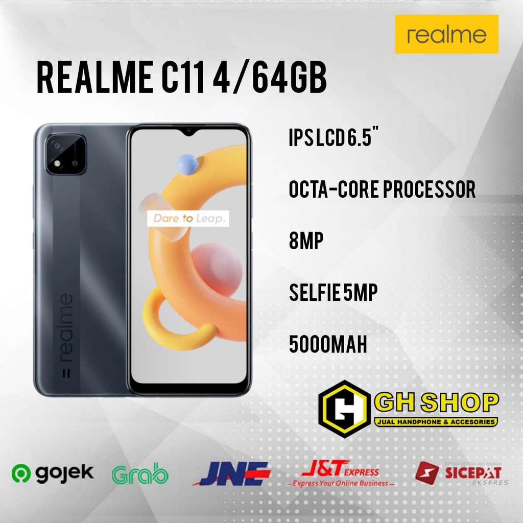 REALME C11 2021 4/64 GB GARANSI RESMI