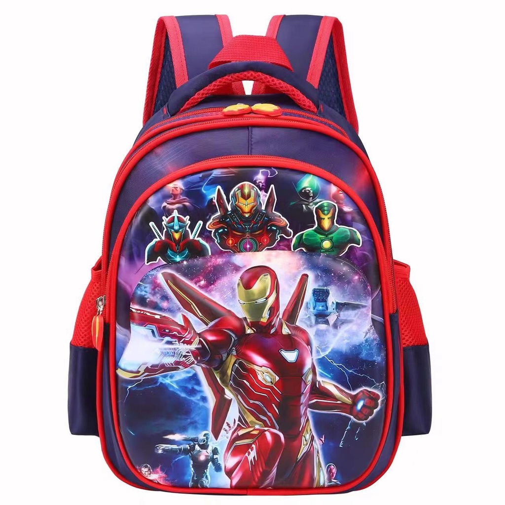 TAS RANSEL ANAK SEKOLAH LAKI LAKI TK / PAUD GAMBAR SUPER DAN KUDA AJAIB JAGOAN MOTIF EMBOS TIMBUL 3Resleting IMPORT ( HPP Happy 12inch 3- 4 Tahun )