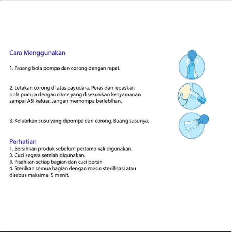 Baby safe Breast reliever pelindung puting