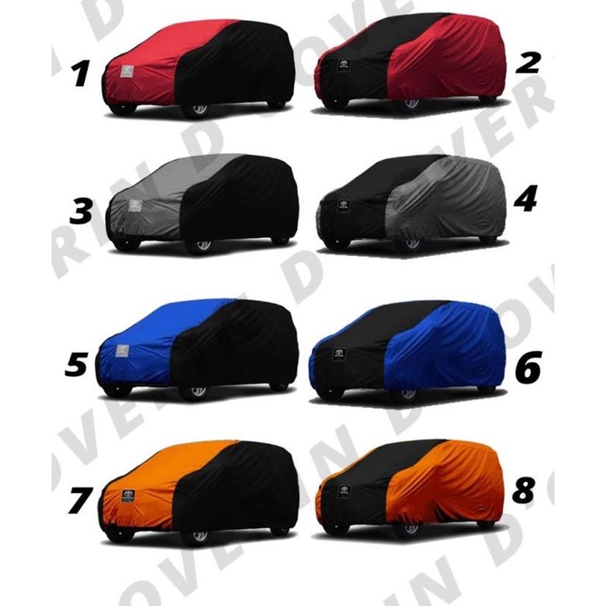 Promo COVER / SARUNG / MANTEL MOBIL D'COVERIN TAHAN PANAS EFEK DAUN TALAS S