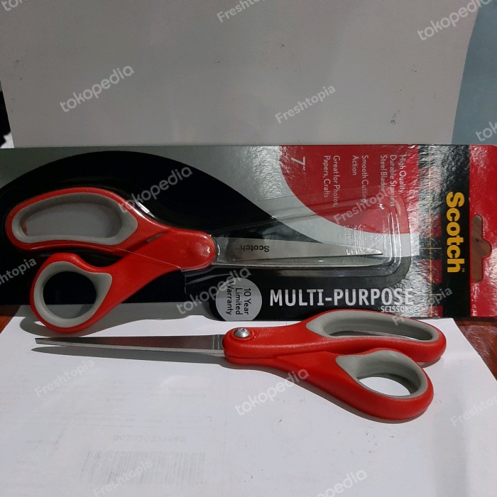 

Spesial Gunting 3M Scotch 7Inch Gunting Kertas Gunting Foto Gunting Serbaguna Sale!!!