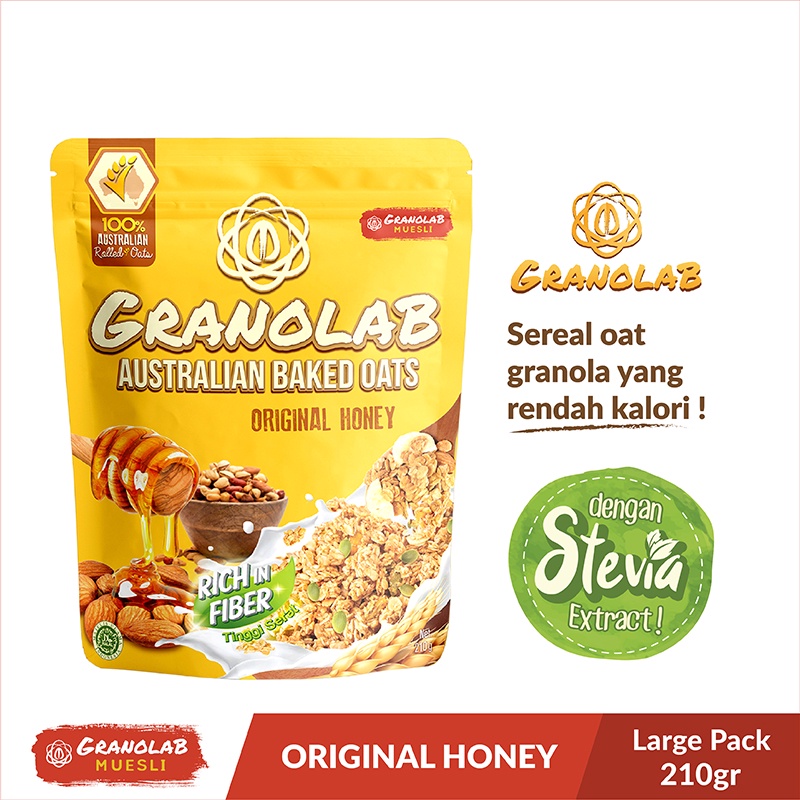 

Granolab Original Honey Granola 210 gr