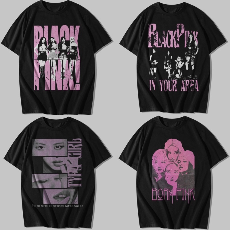 BLACKPINK SHIRT / KAOS BLACKPINK / BORN PINK TOUR T SHIRT / Thereps.co