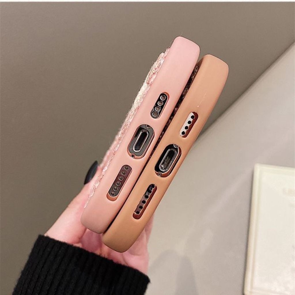 Case Desain Kelinci Bahan flannelette Untuk IPhone 12 13 14 11 Pro Max X Xs Max Xr gftrl