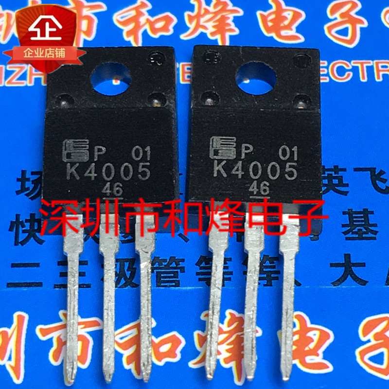 6pcs/lot K4005 2SK4005 TO-220F 6A 900V Dalam Stok 新Pjg