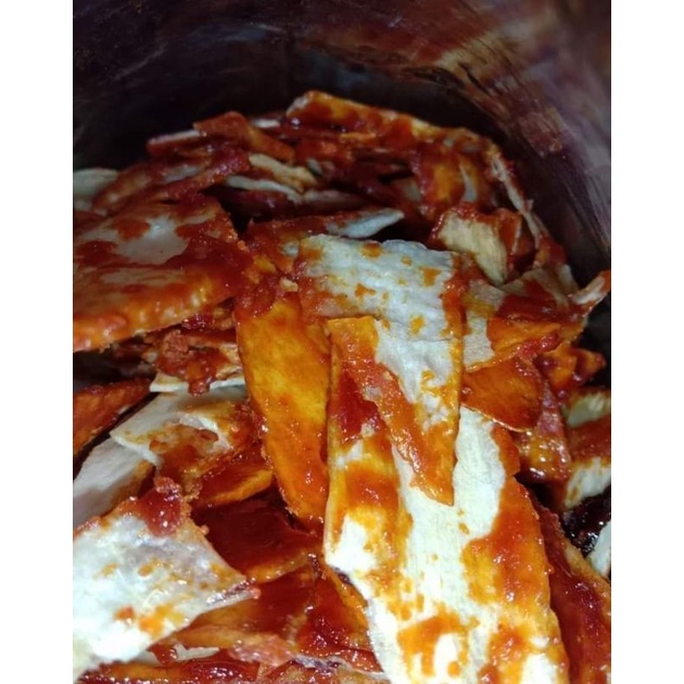 

keripik pedas renyah