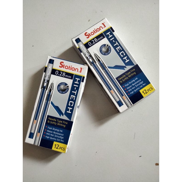 

RK PULPEN HITECH ST1 / GEL PEN HI-TECH STATION.1 (12 pcs)