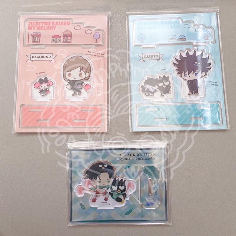 ACRYLIC STAND SANRIO MEGUMI NOBARA LEVI JUJUTSU KAISEN JJK ATTACK ON TITAN AOT OFFICIAL