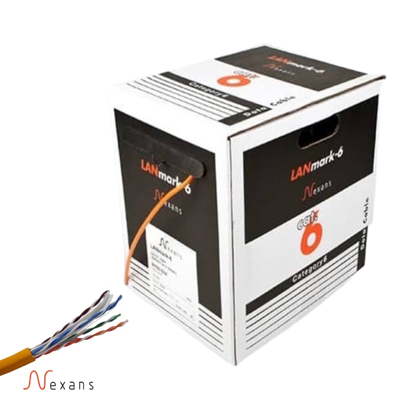 Nexans Network Cable UTP LANmark 6 Cat6 LSZH Orange