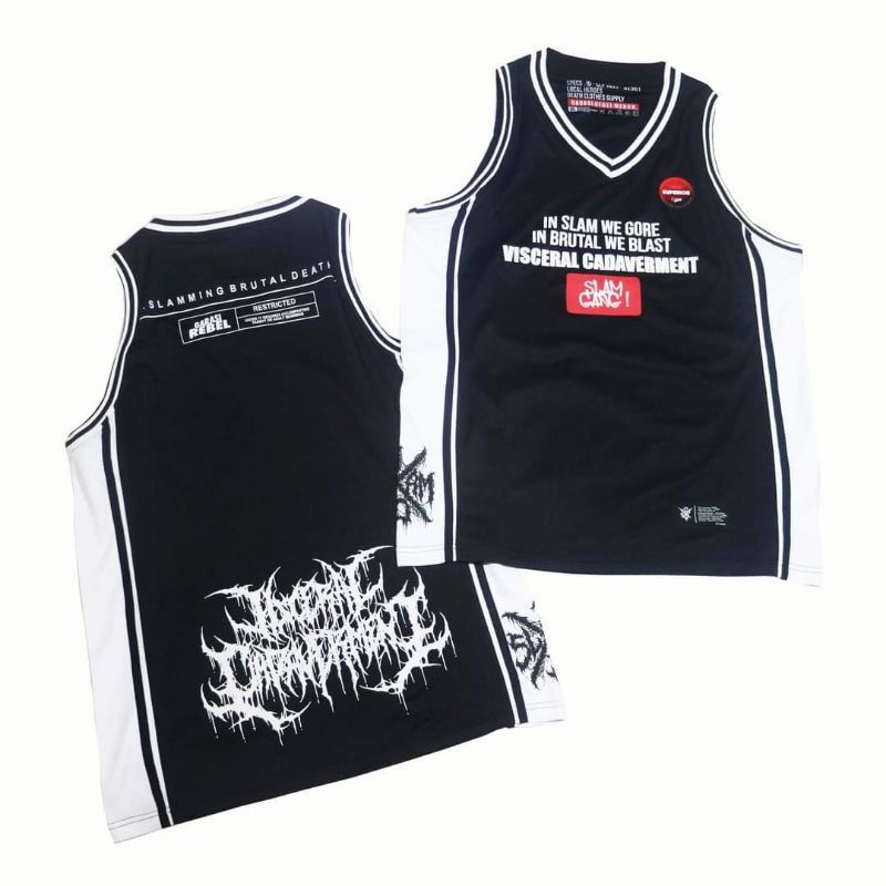 Jersey visceral cadaverment Slaming Death Metal original license x garasi rebel distro lekbong