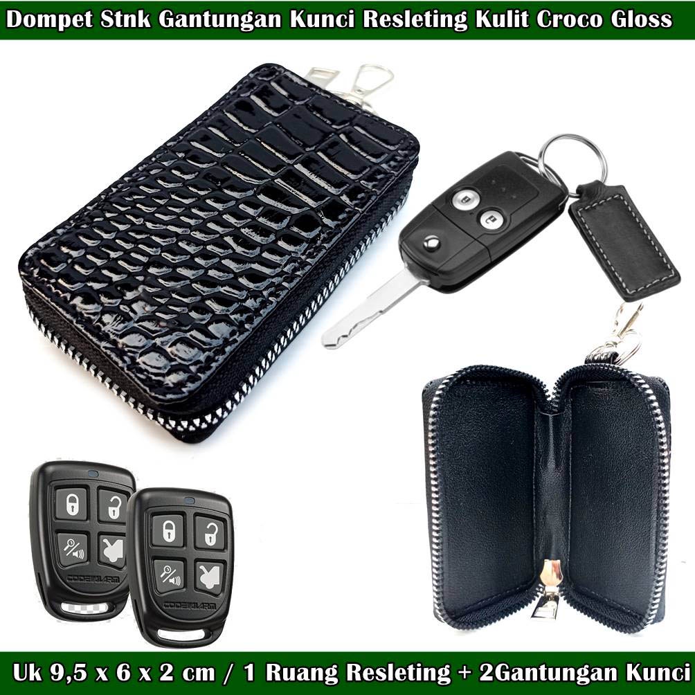 Dompet Gantungan Kunci Mobil / Motor keyless Square