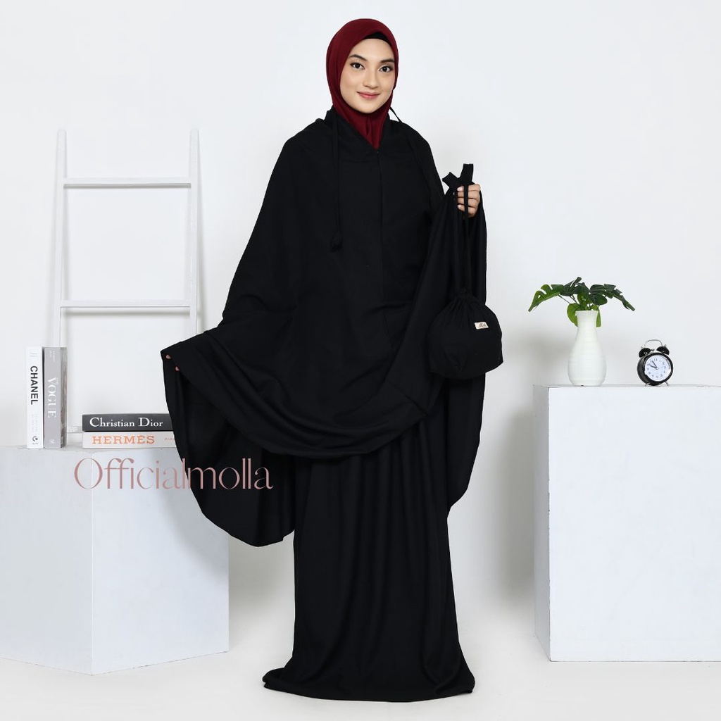 Mukena Dewasa Katun Premium Zara  2in1 Mukena Daily