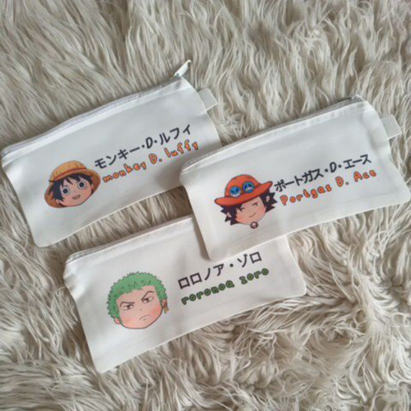 

Ready Tempat pinsil one piece tepak ace d portgas luffy d monkey roronoa zoro uta