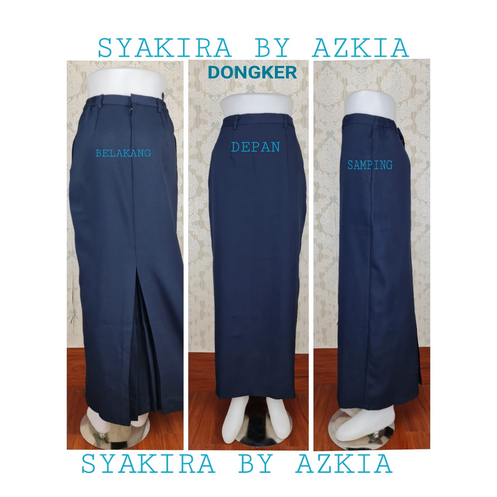 rok span warna hitam dan coklat tua ukuran 6L, 7L Dan 8L-rok kerja-rok span syakira-rok polyester-rok kerja modis-rok kerja wanita