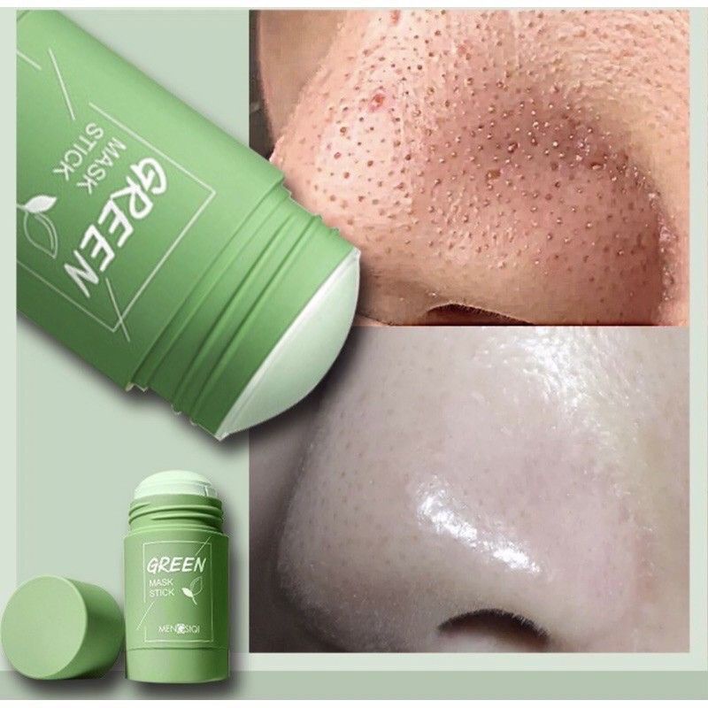 *Aschosme*  MEIDIAN GREEN MASK STICK MASKER STIK GREEN TEA PENGHILANG KOMEDO