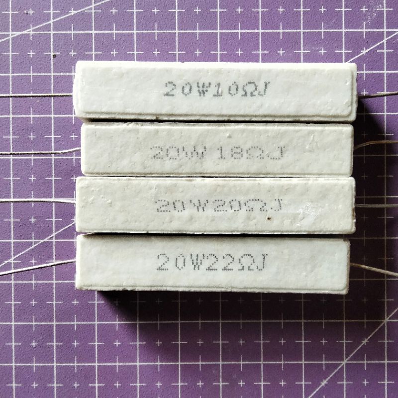 RESISTOR KAPUR 20W ORIGINAL TAIWAN