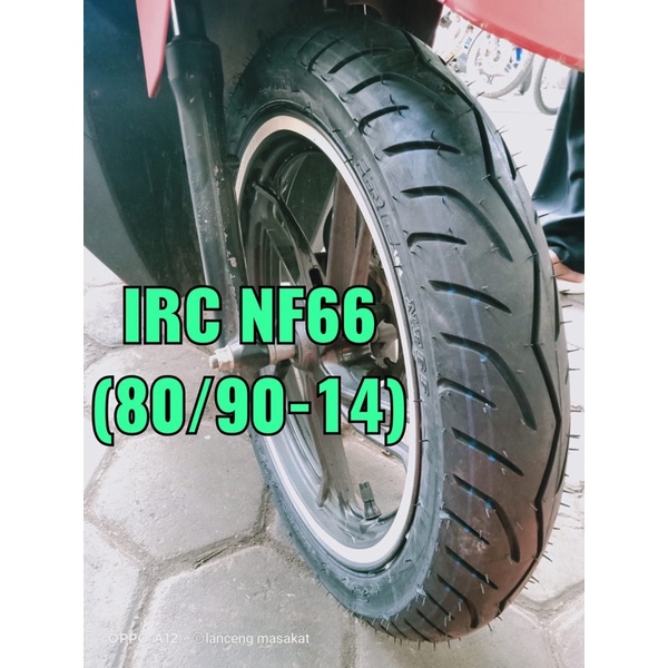 Ban 80/90-14 IRC NF66 Tubeles buat matic ring 14