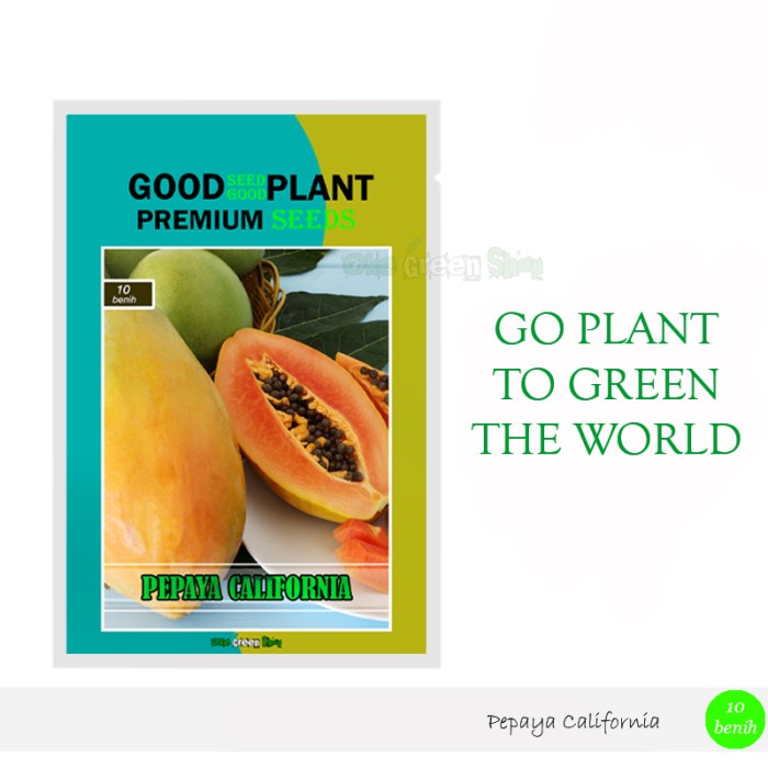 10 Biji - Benih Bibit Buah Pepaya California Unggul F1 Premium