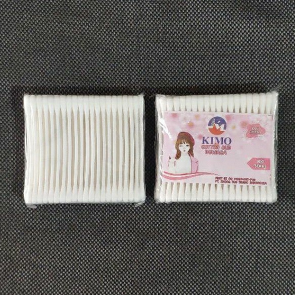 HOPYLOVY - KIMO COTTON BUDS DEWASA 1PACK ( Isi 100PCS )