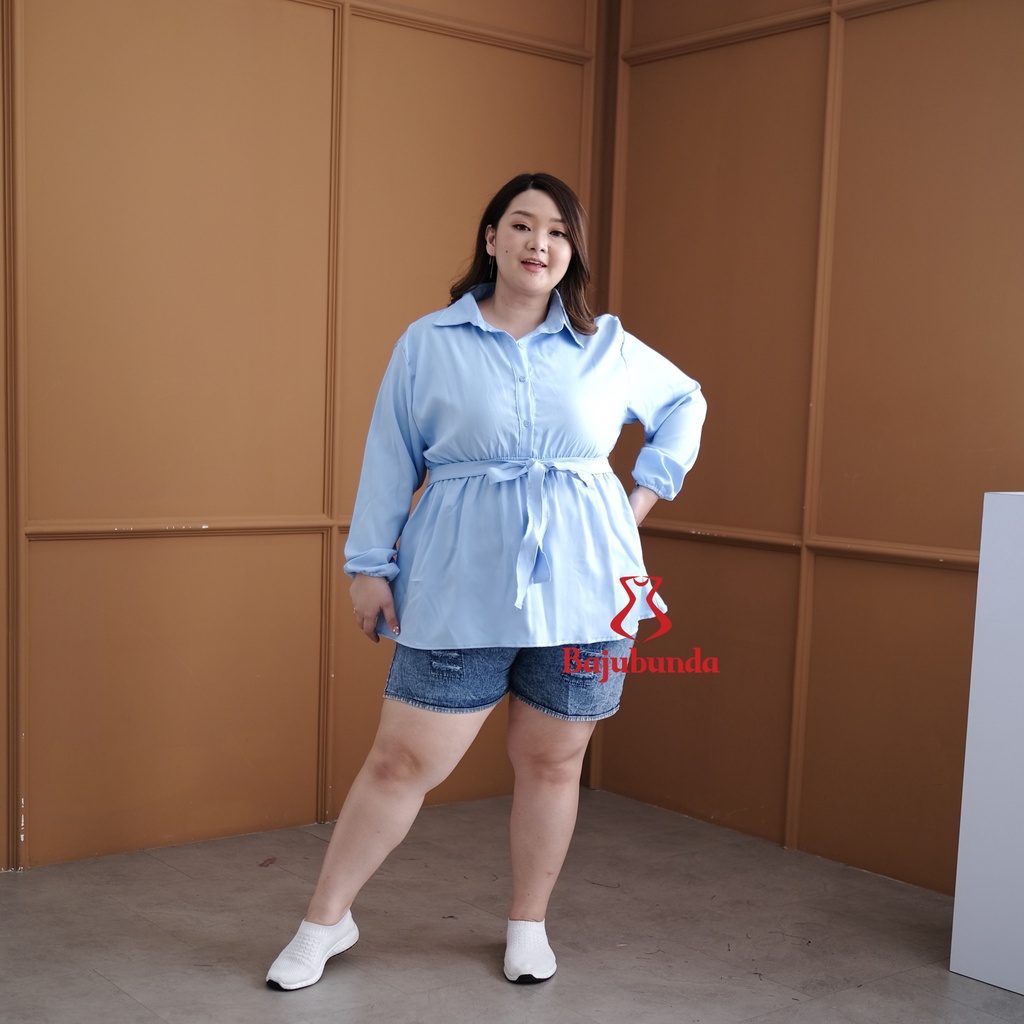 LD 130 ATASAN WANITA JUMBO BAJU BIG SIZE GABY