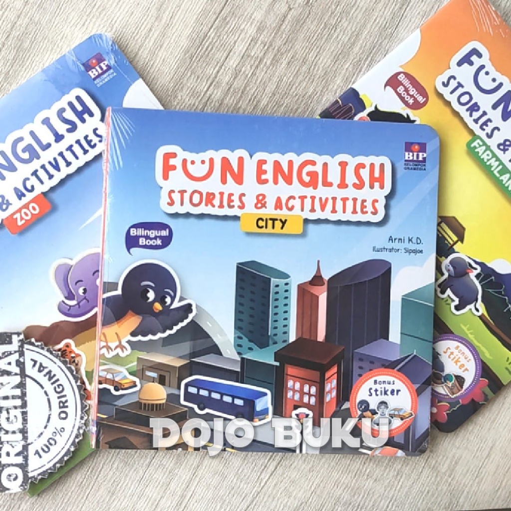 Buku Fun English Stories &amp; Activity: City by Arni KD