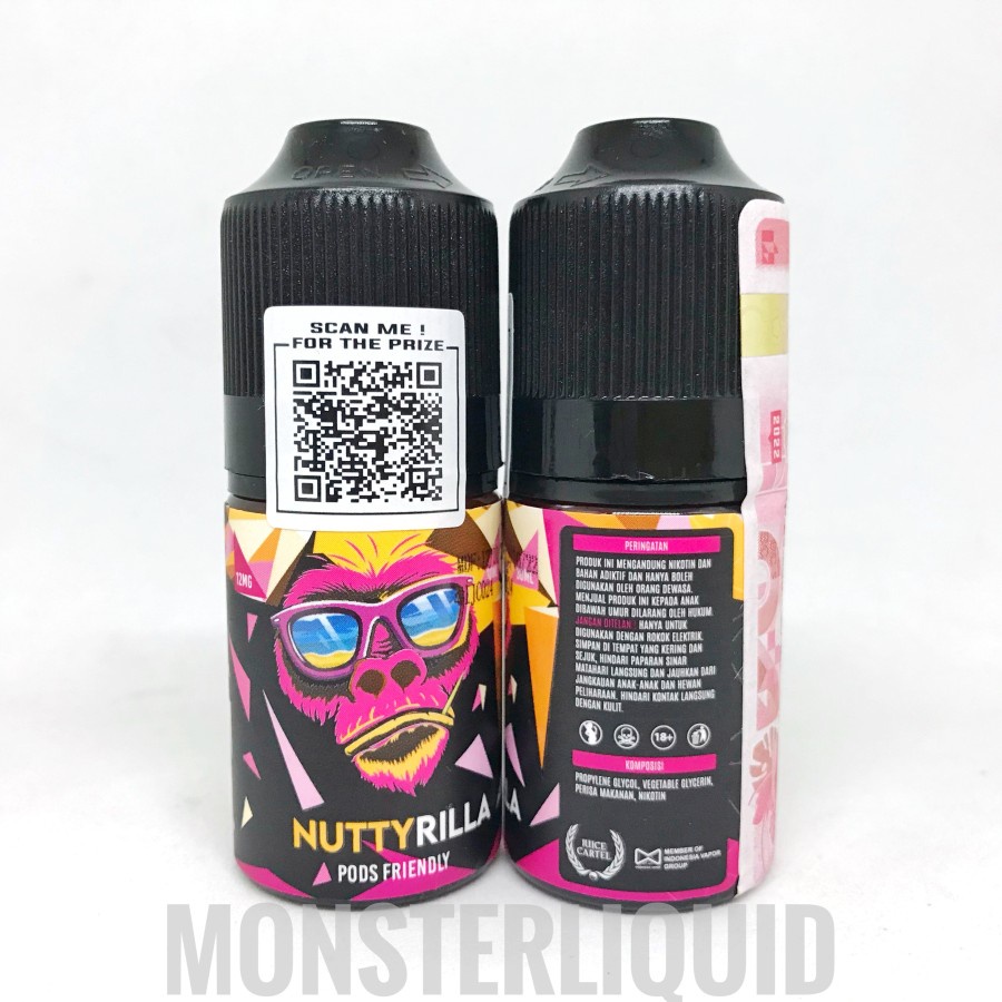 PODS NUTTYRILLA BANANA PEANUT BUTTER 12MG 30ML