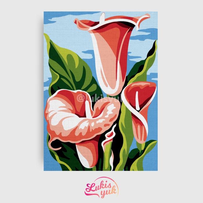 

Diskon Diy Painting Kit - Arum Rose - Paint By Numbers Kit - By Lukisyuk Trendi